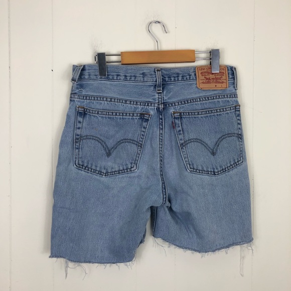 Vintage Levi’s Cut Off Distressed Shorts Sz 30 - Picture 7 of 10